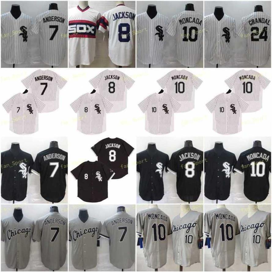 Mens 7 Tim Anderson Baseball Jerseys 8 Bo Jackson 10 Yoan Moncada 24 Yasmani Grandal Stitched Flexbase Cool Base Grey Black White245e, Men 028
Mens 7 Tim Anderson Baseball Jerseys 8 Bo Jackson 10 Yoan Moncada 24 Yasmani Grandal Stitched Flexbase Cool Base Grey Black White245e, Men 028