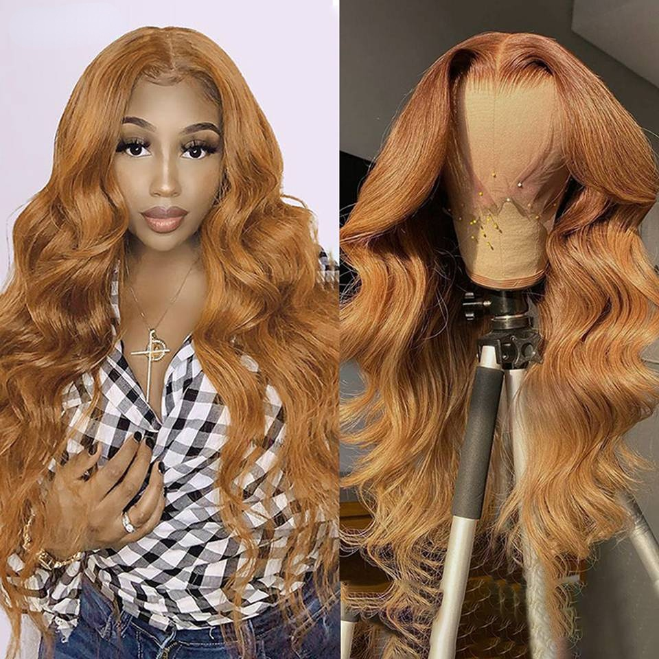 Free shipping 200density Brazillian Human Hair Ash Blonde Shade Root Slight Wavy Wig Ombre y Grey Full Lace Front Wigs for Women