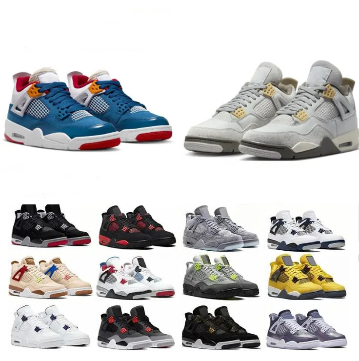 Jordens 4 Basketball Shoes 4s SE Craft Photon Dust Messy Room Seafoam black cat University Blue white Oreo Sail Red Thunder Grey Shimmer Royalty Womens Mens Sneakers, 18
Jordens 4 Basketball Shoes 4s SE Craft Photon Dust Messy Room Seafoam black cat University Blue white Oreo Sail Red Thunder Grey Shimmer Royalty Womens Mens Sneakers, 18