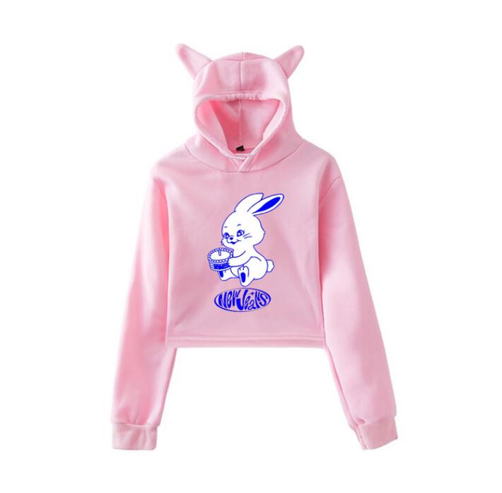 Kpop Newjeans Bunny Crop Top Hoodie Harajuku Cropped Sweatshirt Streetwear Hip Hop Long Sleeves Pullover Tops Sudaderas Mujer, 021
Kpop Newjeans Bunny Crop Top Hoodie Harajuku Cropped Sweatshirt Streetwear Hip Hop Long Sleeves Pullover Tops Sudaderas Mujer, 021