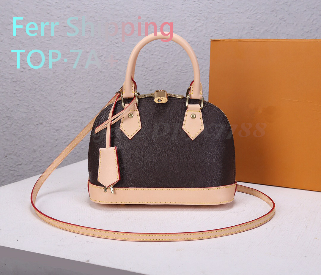 Designer luxury womens bag Vintage fashion Alma shell bag single shoulder bag messenger bag mini handbag Letter stamen design ladys bag M53152 leather wallet, Brown flower
Designer luxury womens bag Vintage fashion Alma shell bag single shoulder bag messenger bag mini handbag Letter stamen design ladys bag M53152 leather wallet, Brown flower