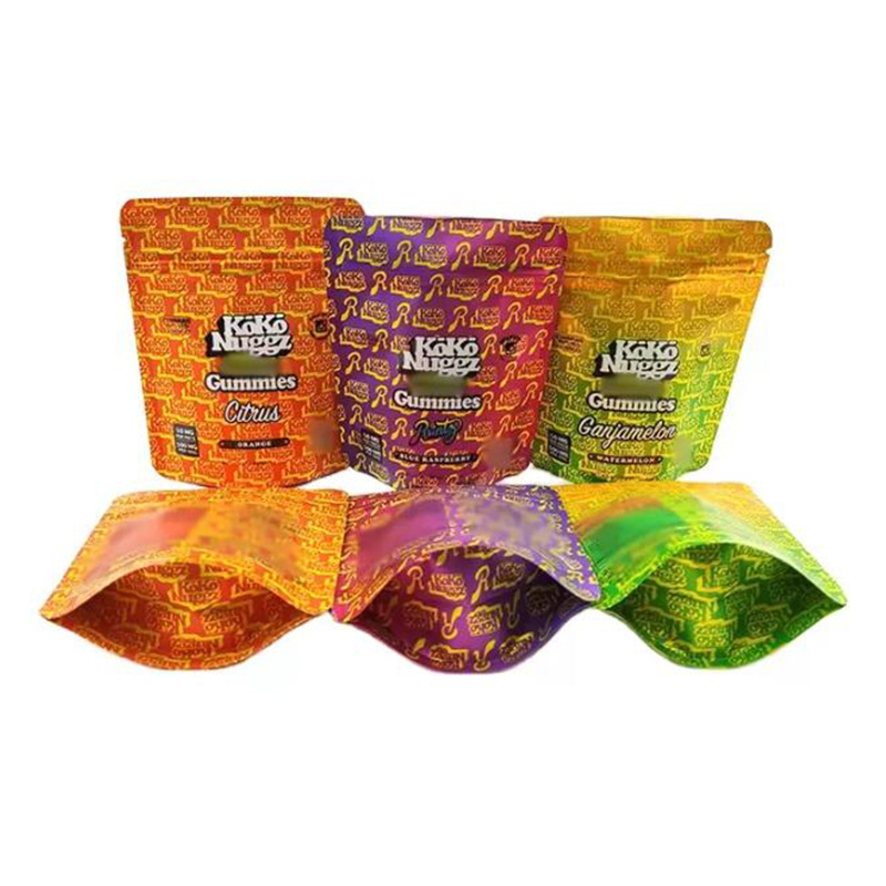 KoKo Nuggz package bag Gummies Edible packages smell proof Mylar Bags Ganjamelon packing baggies wholesale
KoKo Nuggz package bag Gummies Edible packages smell proof Mylar Bags Ganjamelon packing baggies wholesale