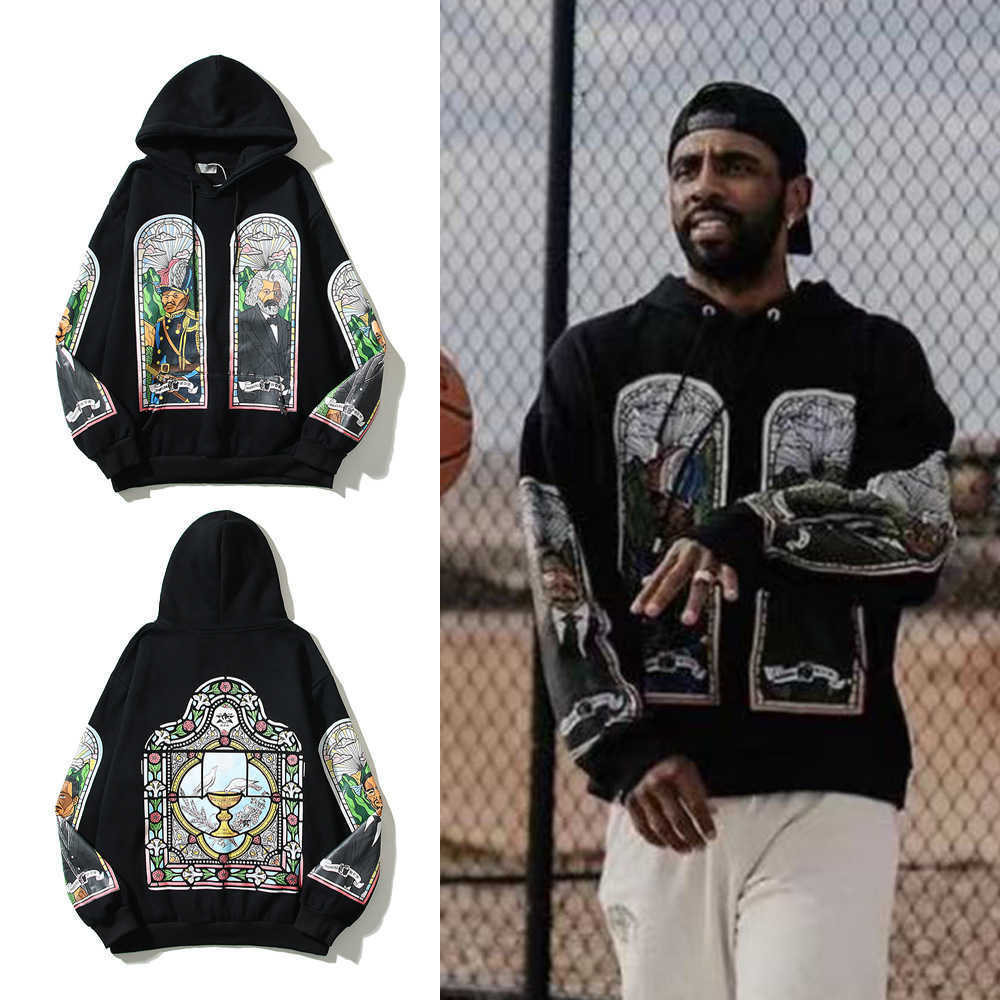 Fashion Brand Luxury Owen's Same American High Street Barriers Religious Idol Star's Hooded Plush Sweater Hoodie Couple, Black
Fashion Brand Luxury Owen's Same American High Street Barriers Religious Idol Star's Hooded Plush Sweater Hoodie Couple, Black