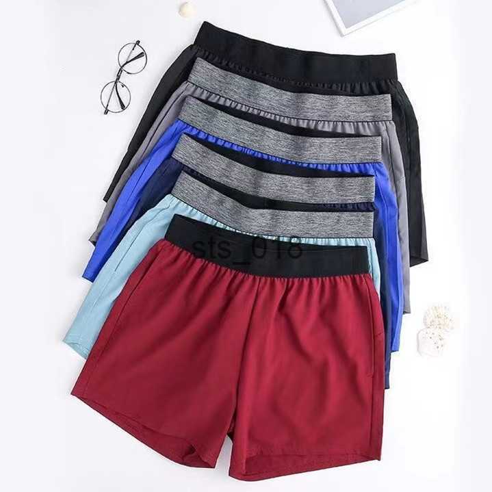 Yoga Outfit Men Yoga Sports Shorts Outdoor Fitness Quick Dry Shorts Solid Color Casual Running Quarter Pant T230228