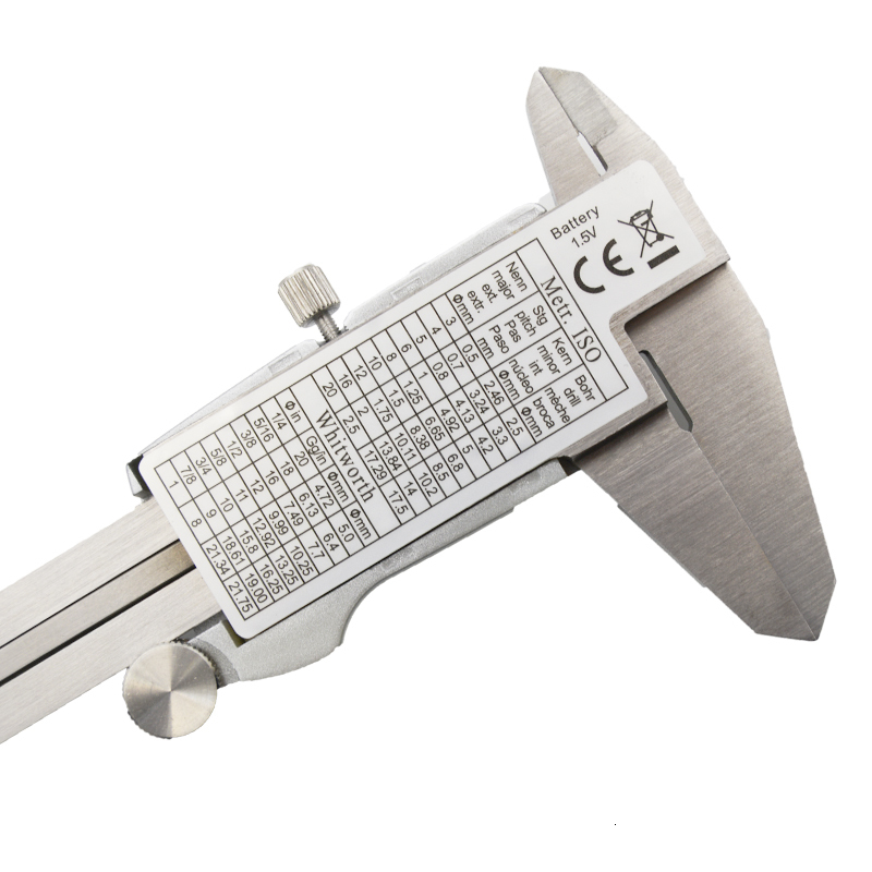 Vernier Calipers Digital caliper Stainless Steel Electronic 6Inch 0-150mm Metal Micrometer Measuring tool Gauges 230227