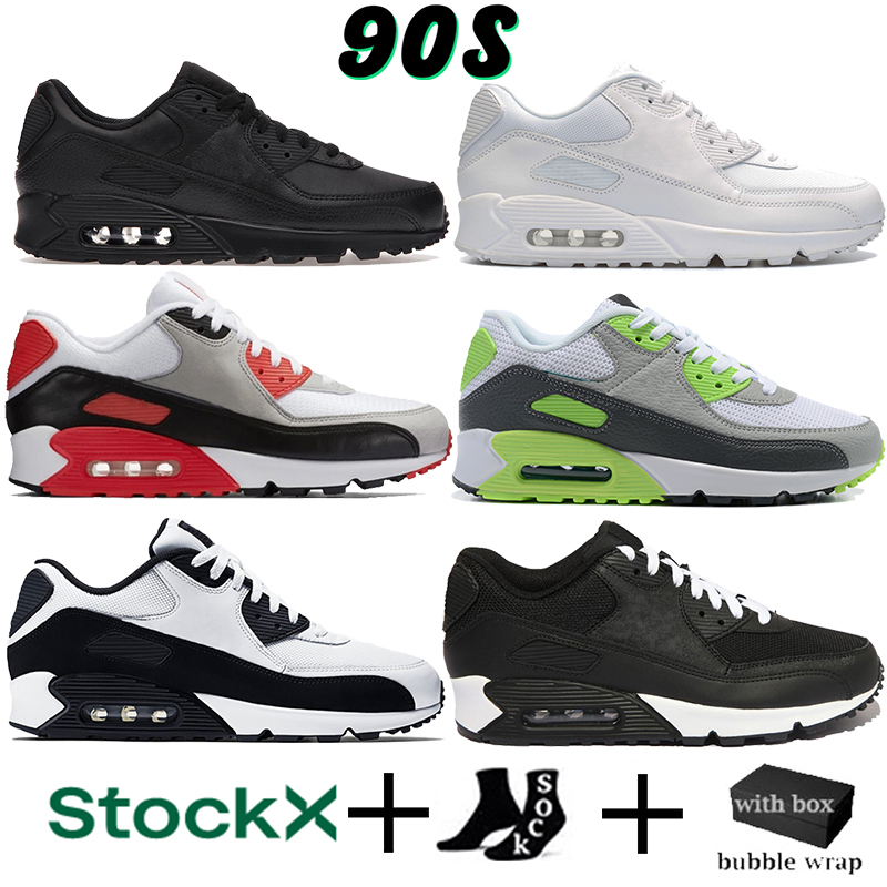 Top 90og running shoes with box fashion sneakers for men women leather triple white Black Infrared Triple Black Patent Bright Crimson mens womens cushion trainers, No.23 royal
Top 90og running shoes with box fashion sneakers for men women leather triple white Black Infrared Triple Black Patent Bright Crimson mens womens cushion trainers, No.23 royal