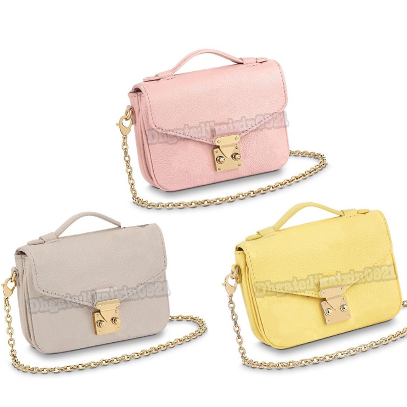 luxury Designer crossbody bag micro metis pochette Chain bag leather clutch handbags Women's purses handle shoulder tote crossbody Lock Bags