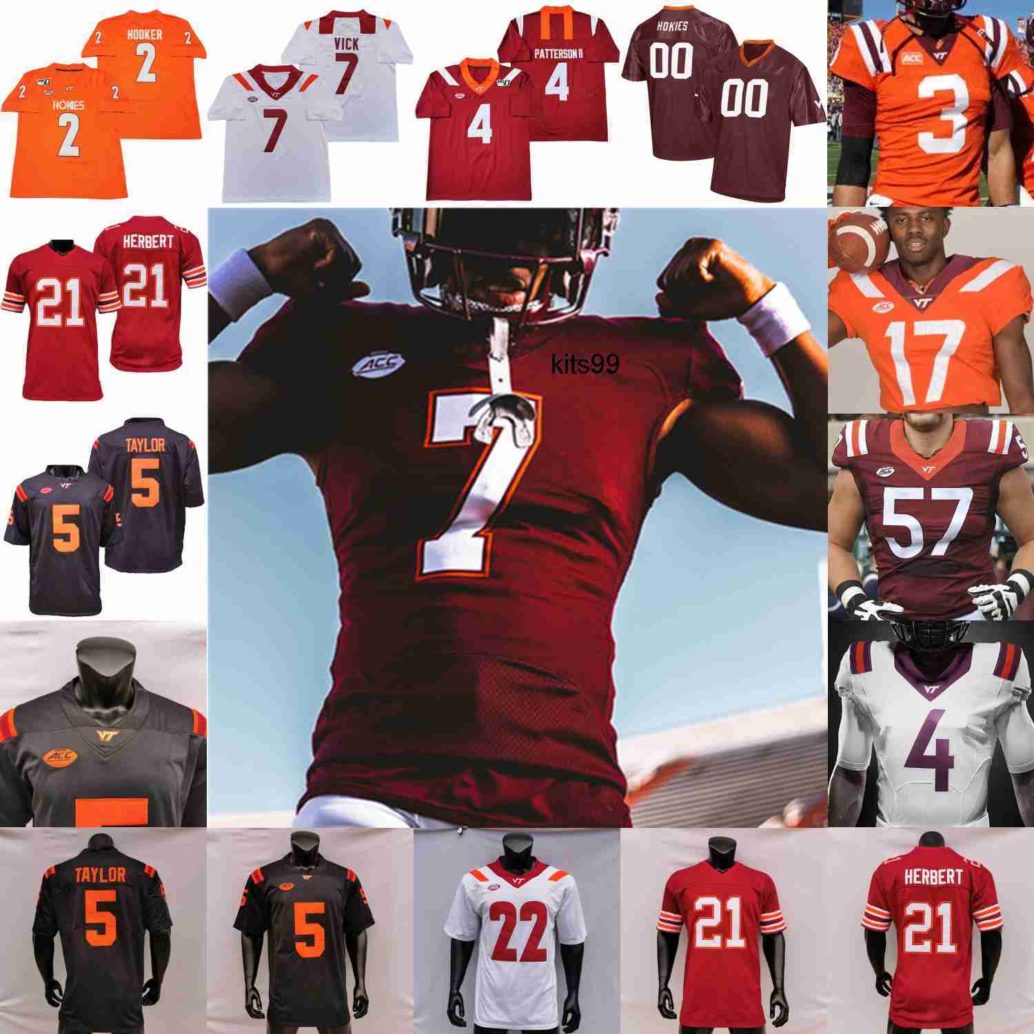 NCAA College Virginia Tech Hokies Football Jersey Michael Vick Grant Wells Keshawn King Hollifield Peoples Smith Gallo Black Holston Lofton, 2021 red
NCAA College Virginia Tech Hokies Football Jersey Michael Vick Grant Wells Keshawn King Hollifield Peoples Smith Gallo Black Holston Lofton, 2021 red