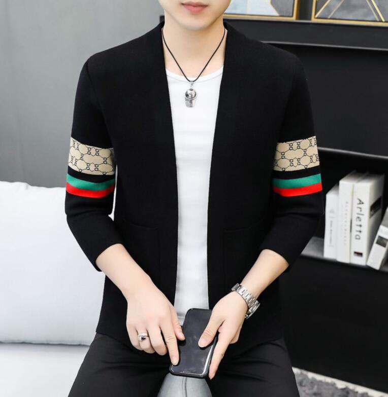 Fashion High-End V-neck Contrast Cardigan Striped Sweater Men Warm Jacquard Knitted Plus Size bee Cardigan Trendy Yellow Lattice Cardigan Men, Khaki
Fashion High-End V-neck Contrast Cardigan Striped Sweater Men Warm Jacquard Knitted Plus Size bee Cardigan Trendy Yellow Lattice Cardigan Men, Khaki