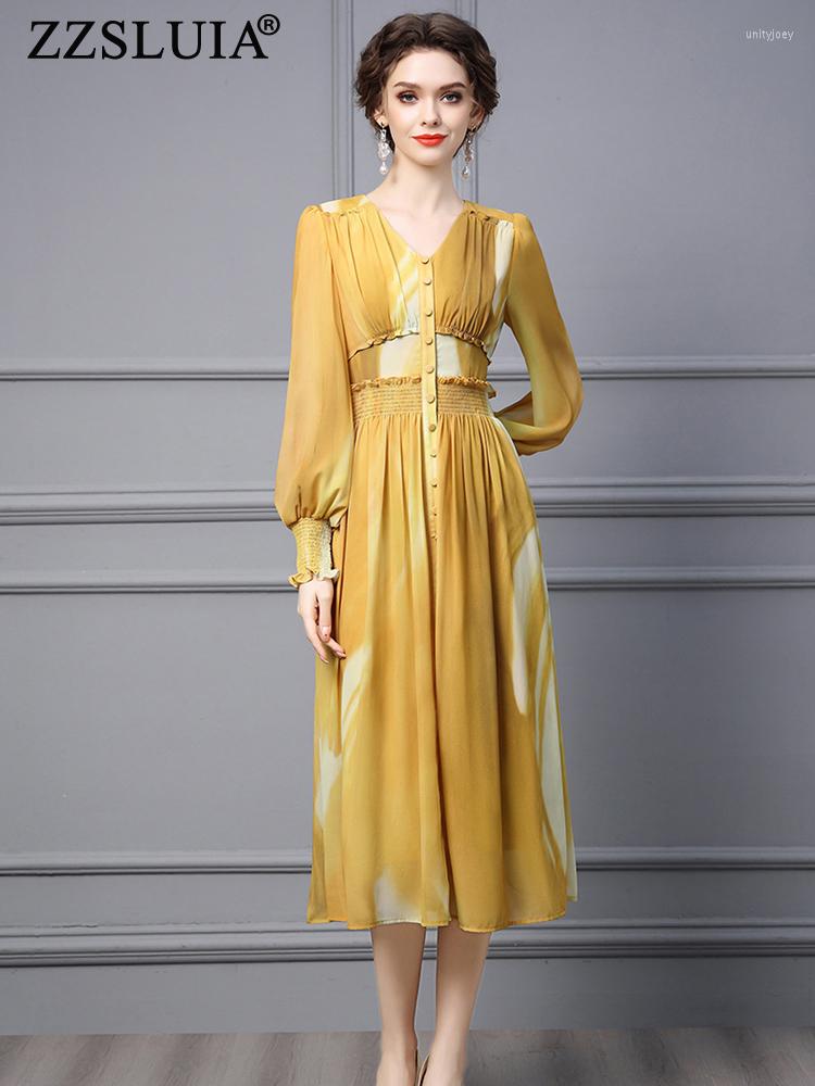 Casual Dresses ZZSLUIA Elegant For Women Printed Edible Tree Designer Slim Midi Dress Fashion Lantern Sleeve France Female
Casual Dresses ZZSLUIA Elegant For Women Printed Edible Tree Designer Slim Midi Dress Fashion Lantern Sleeve France Female