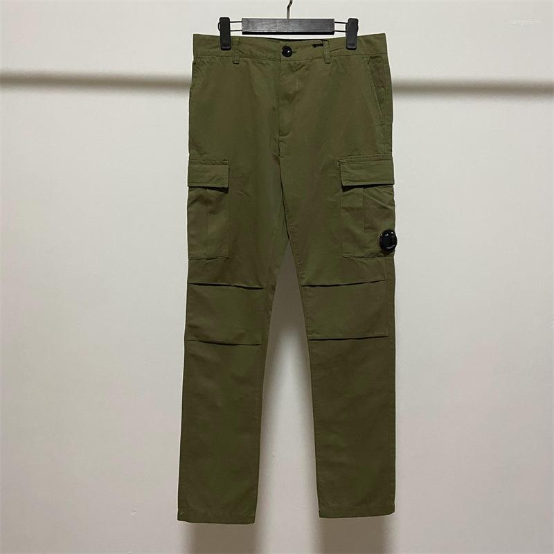 Men's Pants Pants Cp Cotton Trousers Casual Version Slim Sports Tide Brand Pocket Solid Color Youth z250226