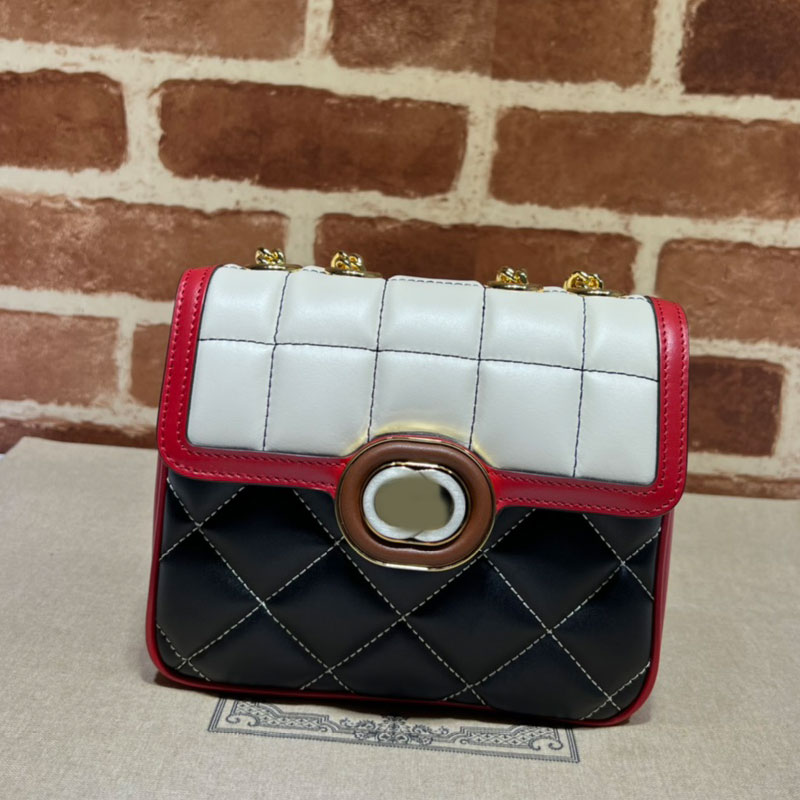 Women Messenger Bag Chain Shoulder Bags Handbag Purse Small Grid Decoration Cowhide Genuine Leather Silver Hardware Accessories Top Quality Flap Bags, 18*14.5*8cm
Women Messenger Bag Chain Shoulder Bags Handbag Purse Small Grid Decoration Cowhide Genuine Leather Silver Hardware Accessories Top Quality Flap Bags, 18*14.5*8cm