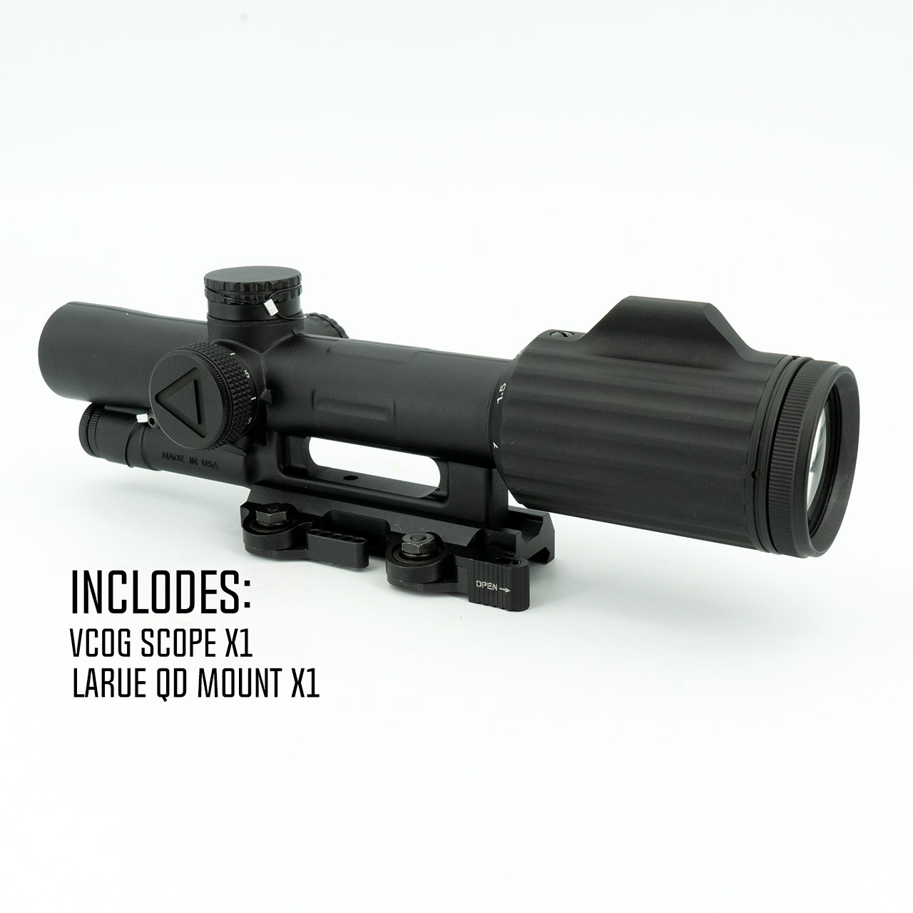 Tactical V-COG 1-6x24 LPVO Rifle Scope Red Segmented Circle Crosshair Riflescope Combines Original Markings .223 .308 Caliber