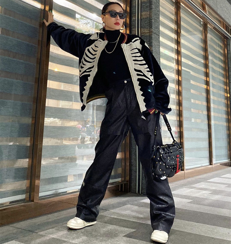 Men's Jackets KAPITAL 20AW Bone Rib Skeleton Embroidery Velvet Men's And Women's Jacket For Men Wome 230531