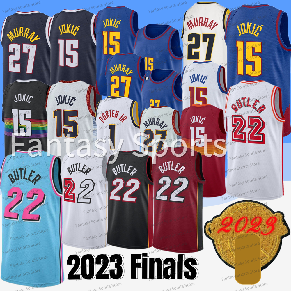Jamal Murray Jimmy Butler 2023 Finals Basketball Jersey Stitched shirts White Maillot de basketball Blue White Pink New Mens 15 22 27, Color15
Jamal Murray Jimmy Butler 2023 Finals Basketball Jersey Stitched shirts White Maillot de basketball Blue White Pink New Mens 15 22 27, Color15