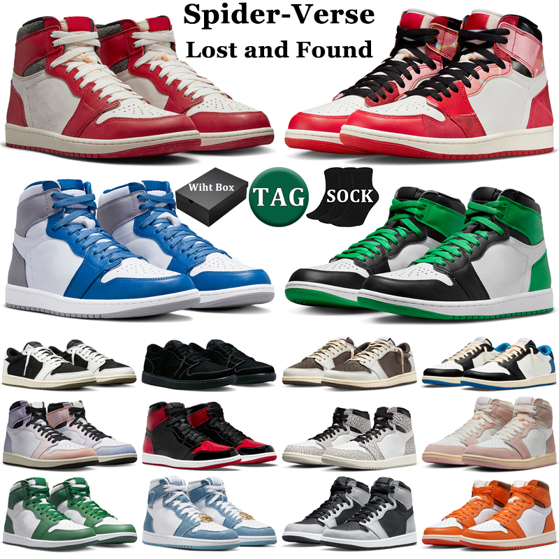 With box jumpman 1 basketball shoes men women 1s low Olive Black Phantom Spider Verse Lost and Found Lucky Green Patent Bred True Blue mens trainers sports sneakers, 19
With box jumpman 1 basketball shoes men women 1s low Olive Black Phantom Spider Verse Lost and Found Lucky Green Patent Bred True Blue mens trainers sports sneakers, 19