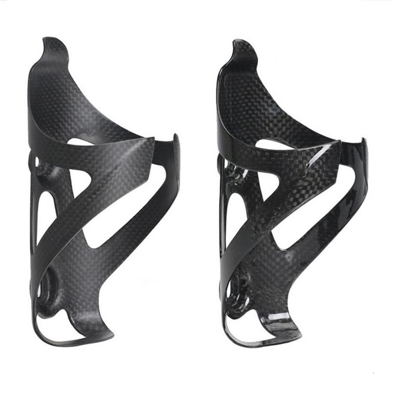 Water Bottles Cages KOCEVLO Full Carbon Fiber Bicycle Ultralig Water Bottle Cage MTB Road Bike Bottle Holder Ultra Light Cycle Equipment Matte/light 2
