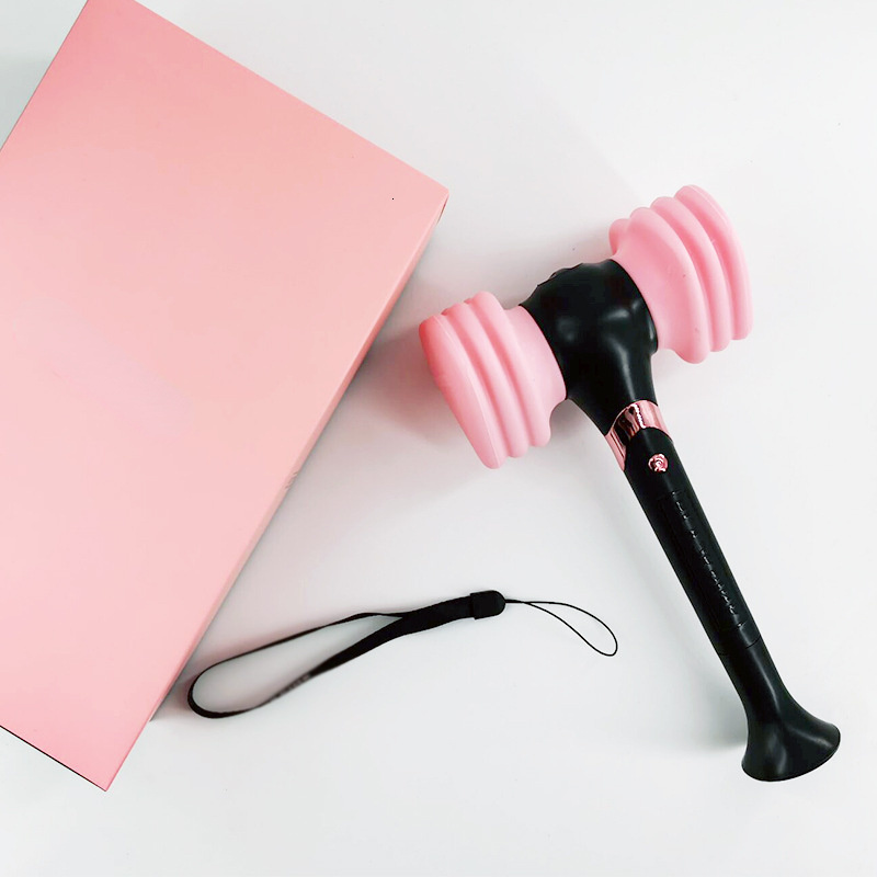 LED SwordsGuns Black Pink Light Stick Korea Kpop Ver 2 Lightstick Bluetooth Luminous Rod Concert Lamp Hiphop Flash Aid Fans Gift 230531