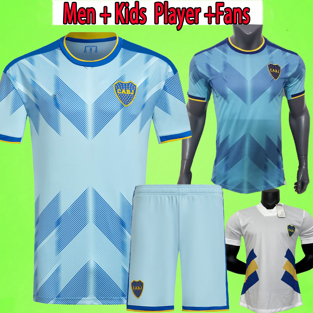 2023 2024 Boca Juniors soccer Jerseys Men kids kit Third blue TEVEZ 23 24 OSCAR VILLA SALVIO MARADONA VARELA BENEDETTO MEDINA football shirt Fans Player version, 2023 third fans version
2023 2024 Boca Juniors soccer Jerseys Men kids kit Third blue TEVEZ 23 24 OSCAR VILLA SALVIO MARADONA VARELA BENEDETTO MEDINA football shirt Fans Player version, 2023 third fans version