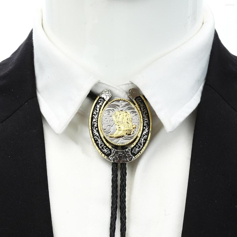 Bow Ties Western Denim Men Tie Zinc Alloy Lace Ancient Tin Two Tone Open Vintage Golden Boots Pattern Matching Shirt
Bow Ties Western Denim Men Tie Zinc Alloy Lace Ancient Tin Two Tone Open Vintage Golden Boots Pattern Matching Shirt