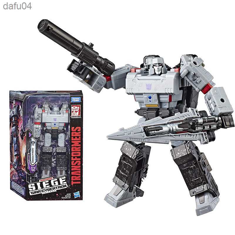 

Transformers Toys Generations War for Cybertron Siege Voyager Class WFC-S12 Megatron Action Figure Model Collectible Toy Gift L230522