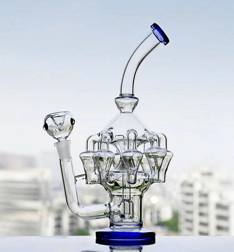 8 Chamber Bong hookahs 118inches tall recycler rigs smoking herb pipes6841327
8 Chamber Bong hookahs 118inches tall recycler rigs smoking herb pipes6841327