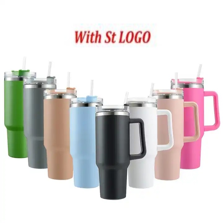 Quencher 40oz Tumbler Vacuum Water Bottles with Handle and Lid Double Wall Stainless Steel Insulated Cup Travel Beer Coffee Mugs ss0316, Chocolate
Quencher 40oz Tumbler Vacuum Water Bottles with Handle and Lid Double Wall Stainless Steel Insulated Cup Travel Beer Coffee Mugs ss0316, Chocolate