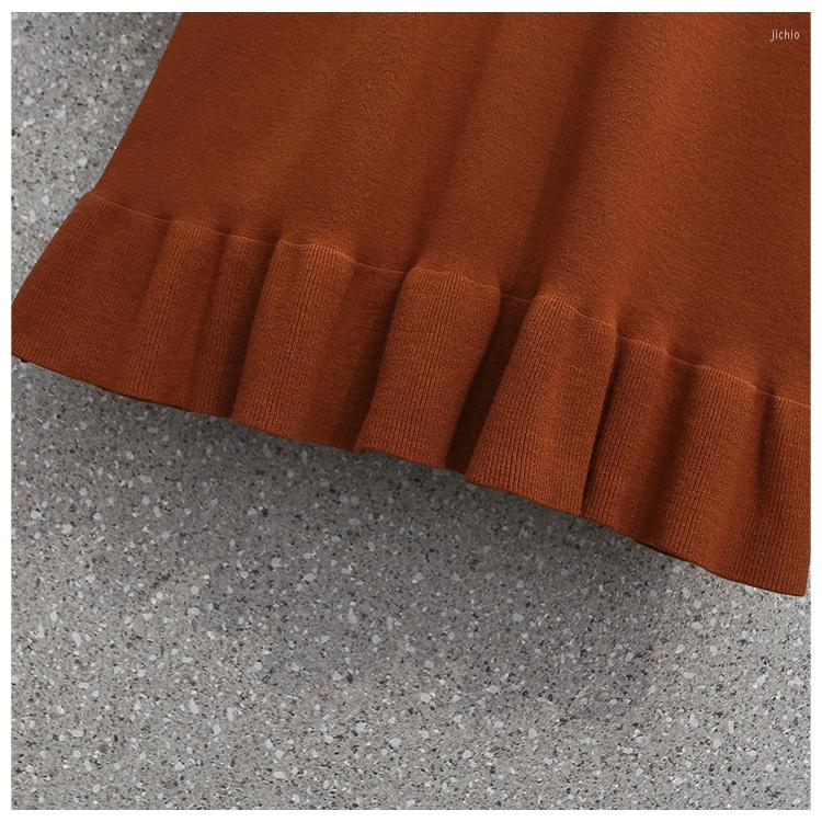 Casual Dresses Good Quality Pregnant Woman Thick Sweater Winter Fashion Pregnancy Clothes Long Lantern Sleeve Patchwork Maternity Knitted