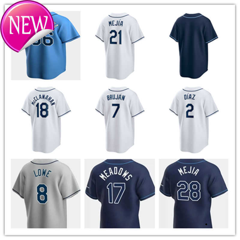 Tampa Custom Bay Rays Jersey 21 Francisco Mejia 7 Vidal Brujan 55 Luke Raley 60 Garrett Cleavinger 47 Jason Adam 29 Pete Fairbanks 8 Brandon Lowe Baseball Jerseys, Color
Tampa Custom Bay Rays Jersey 21 Francisco Mejia 7 Vidal Brujan 55 Luke Raley 60 Garrett Cleavinger 47 Jason Adam 29 Pete Fairbanks 8 Brandon Lowe Baseball Jerseys, Color
