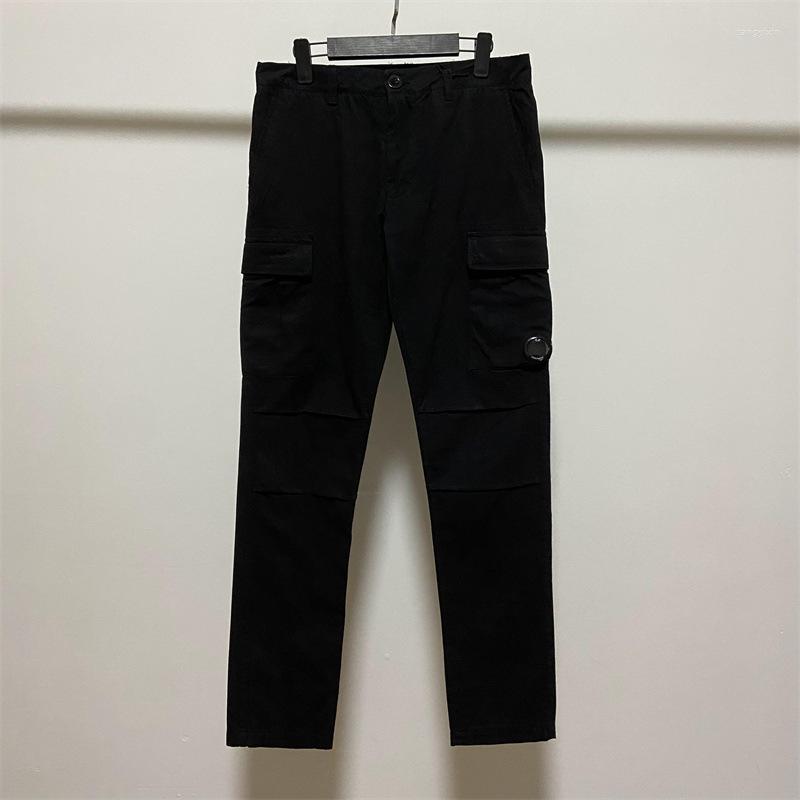 Men's Pants Pants Cp Cotton Trousers Casual Version Slim Sports Tide Brand Pocket Solid Color Youth z250226