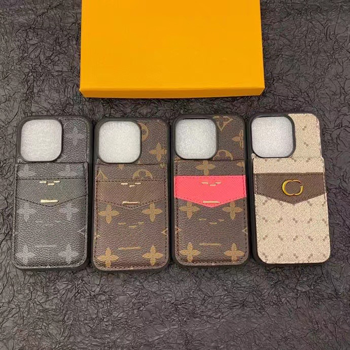 Designer Leather Card Wallet Phone Cases iPhone 14 13 12 11 Pro Max 14pro 13pro 12pro 11pro X Xs Xr Samsung Galaxy S22 S23 Plus Ultra Luxury Purse Case with Box Packing, A1 
Designer Leather Card Wallet Phone Cases iPhone 14 13 12 11 Pro Max 14pro 13pro 12pro 11pro X Xs Xr Samsung Galaxy S22 S23 Plus Ultra Luxury Purse Case with Box Packing, A1