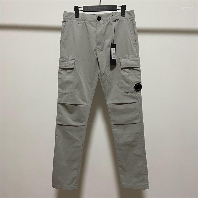Men's Pants Pants Cp Cotton Trousers Casual Version Slim Sports Tide Brand Pocket Solid Color Youth z250226