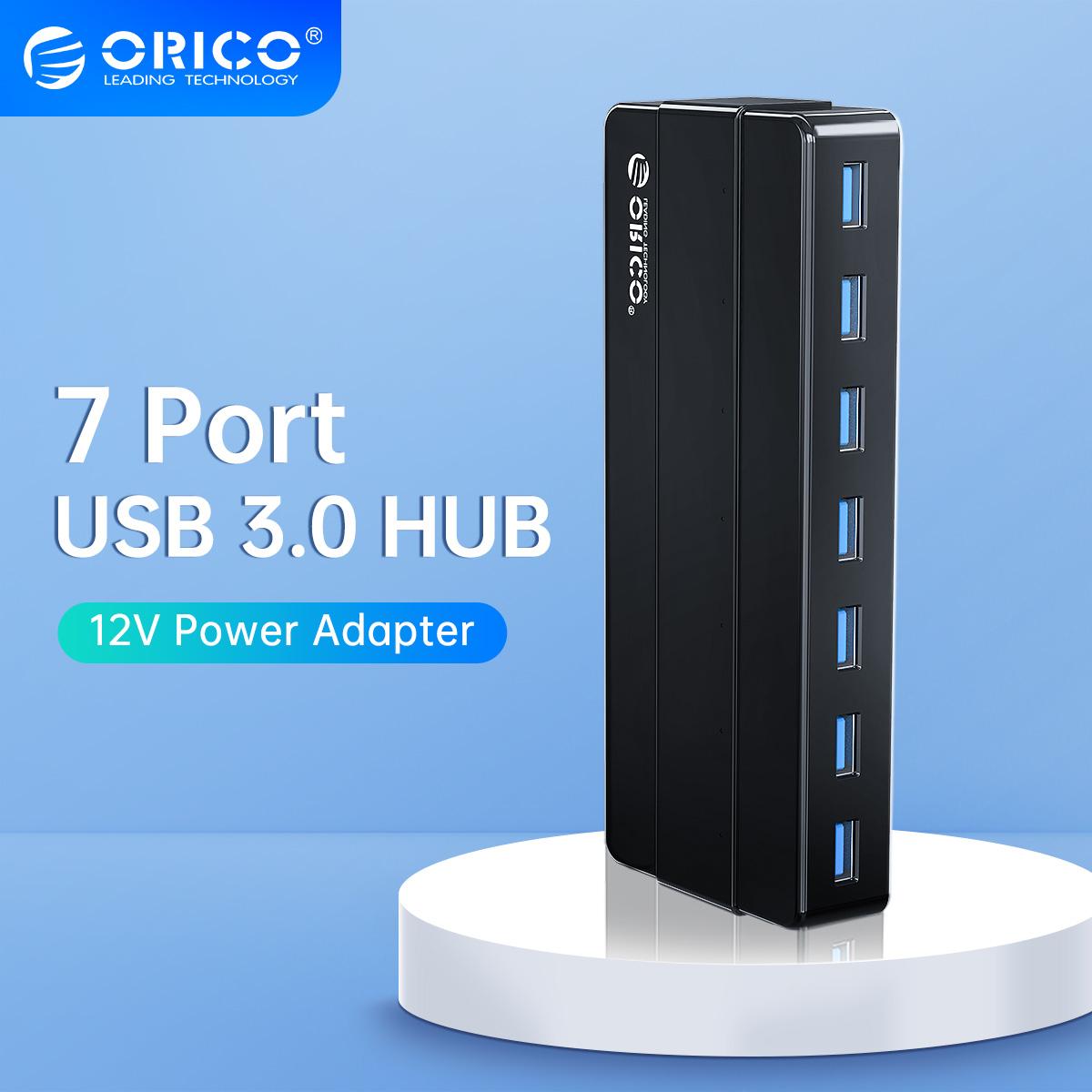 Stations ORICO 4 7 Port USB 3.0 HUB with 12V Power Adapter USB Splitter OTG Adapter For Desktop Laptop PC Computer Accessories SuperSpeed
Stations ORICO 4 7 Port USB 3.0 HUB with 12V Power Adapter USB Splitter OTG Adapter For Desktop Laptop PC Computer Accessories SuperSpeed