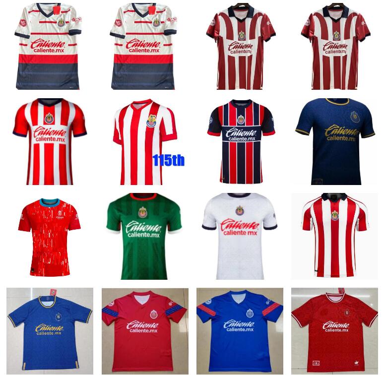 2023 2024 Chivas de Guadalajara Soccer Jerseys 200th anniversary 22 23 24 LIGA MX I. BRIZUELA A. VEGA J. SANCHEZ S. FLORES football shirt t F. BELTRAN GONZALEZ G. OROZCO