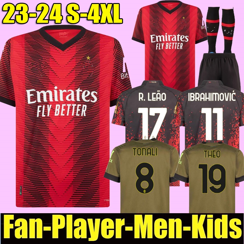 23 IBRAHIMOVIC KOCHE Soccer Jerseys special-edition 4th AC MILANS 2023 2024 GIROUD TONALI THEO R.LEAO ROMAGNOLI BRAHIM S.CASTILLEJO SAELEMAEKERS Men Kids Kits, Koche+ucl
23 IBRAHIMOVIC KOCHE Soccer Jerseys special-edition 4th AC MILANS 2023 2024 GIROUD TONALI THEO R.LEAO ROMAGNOLI BRAHIM S.CASTILLEJO SAELEMAEKERS Men Kids Kits, Koche+ucl