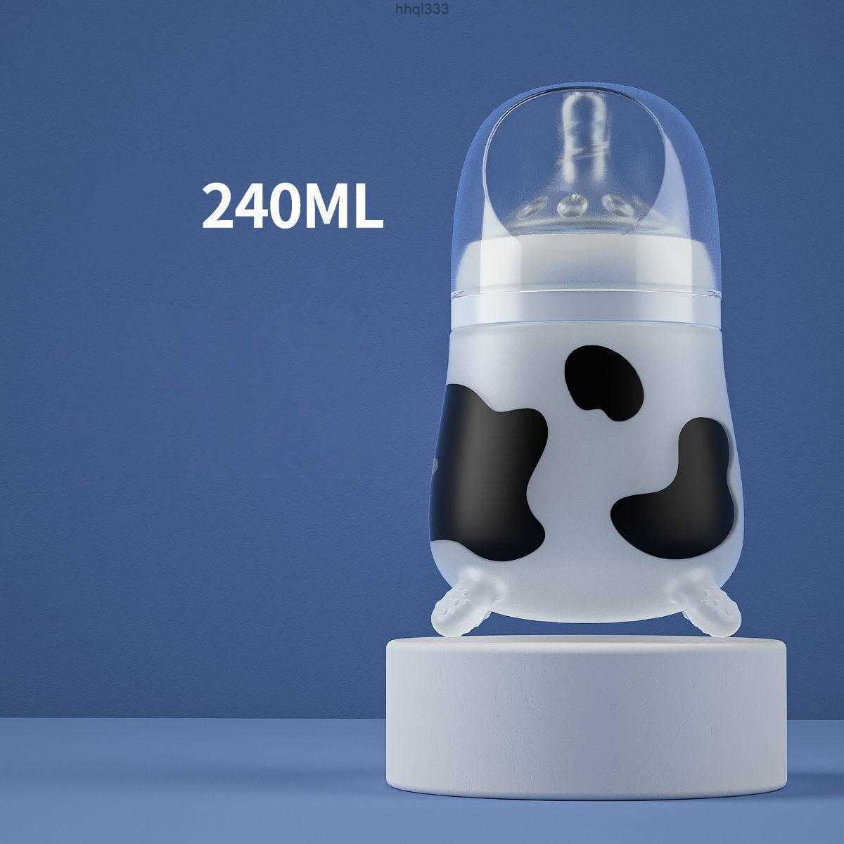Lx6c Enqm Silicone Baby Feeding Bottle Cute Cow Imitating Breast Milk for Born Infant Anti-colic Anti-choking Milk Feeding Supplies 211023
Lx6c Enqm Silicone Baby Feeding Bottle Cute Cow Imitating Breast Milk for Born Infant Anti-colic Anti-choking Milk Feeding Supplies 211023