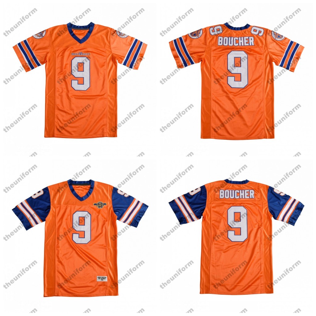 Mens The Waterboy #9 Bobby Boucher Adam Sandler Mud Dogs Movie Football Jersey Stitched Size S-XXXL, Color 2
Mens The Waterboy #9 Bobby Boucher Adam Sandler Mud Dogs Movie Football Jersey Stitched Size S-XXXL, Color 2