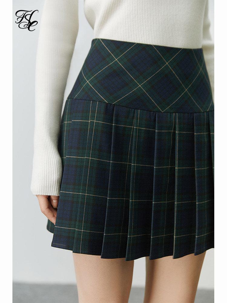 Dresses Fsle Women Retro Short Plaid Pleated Skirts Office Lady 2022 Winter New Commuter High Waist Thicken Aboveknee Aline Skirt
Dresses Fsle Women Retro Short Plaid Pleated Skirts Office Lady 2022 Winter New Commuter High Waist Thicken Aboveknee Aline Skirt