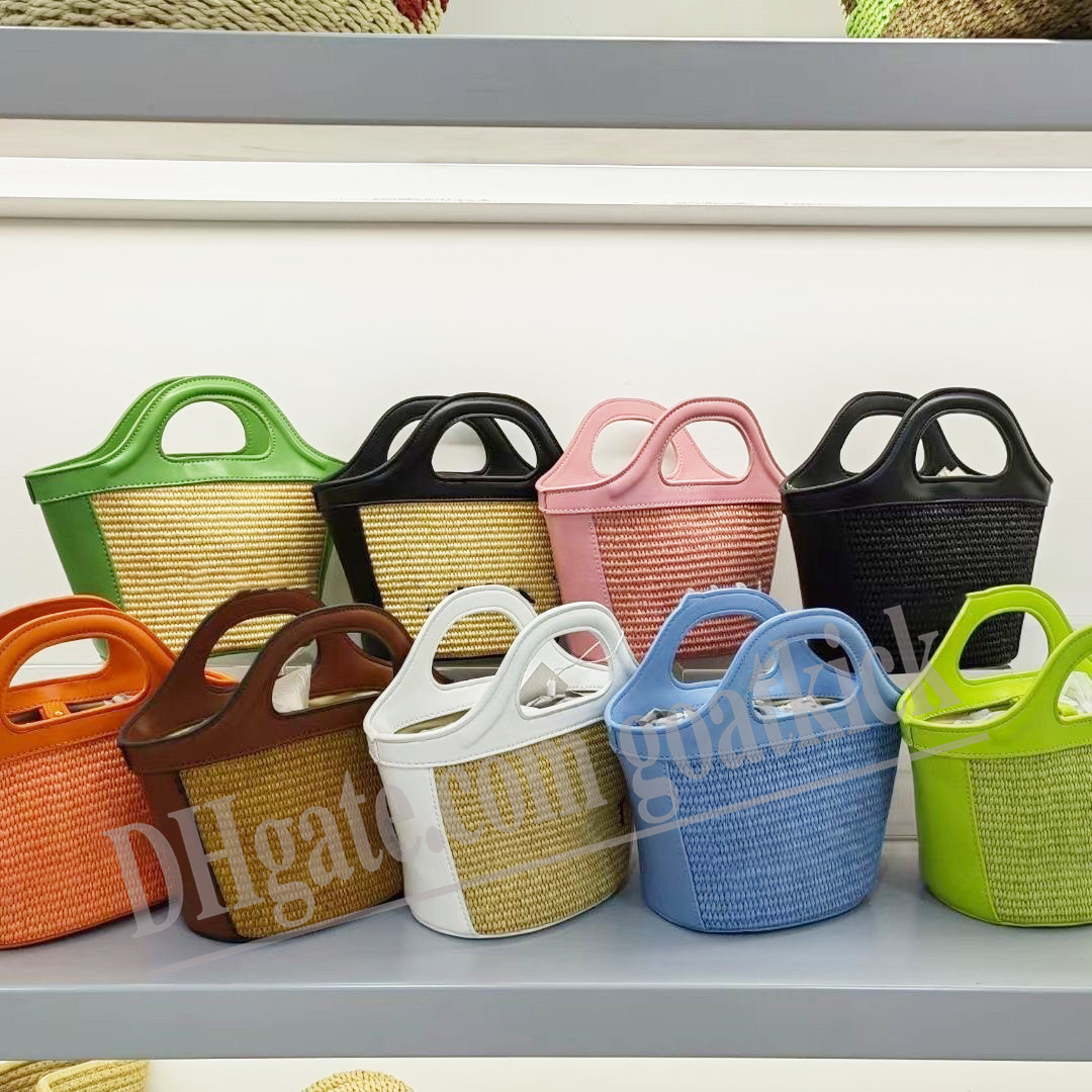 Tropicalia Micro Bag Raffias Tote Bags Woven Bucket Handbags Crossbody Women Luxurys Designers Leather Straw Summer Beach Shoulder Shopping travel Bags
Tropicalia Micro Bag Raffias Tote Bags Woven Bucket Handbags Crossbody Women Luxurys Designers Leather Straw Summer Beach Shoulder Shopping travel Bags