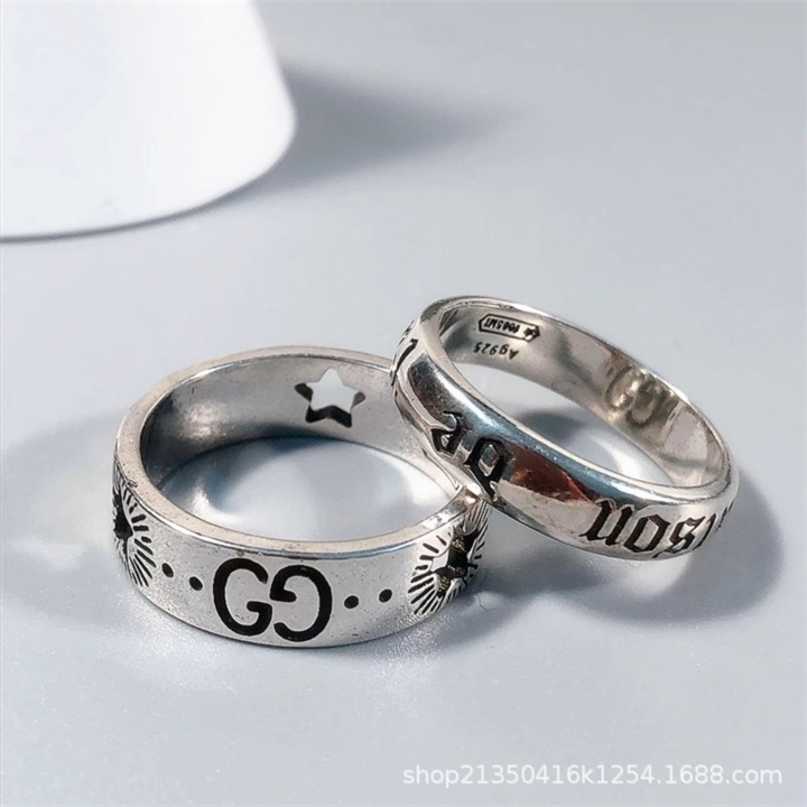 60% off designer jewelry bracelet necklace star hollowed out male female lovers 925 letters Valentine's Day gift pair ring trend
60% off designer jewelry bracelet necklace star hollowed out male female lovers 925 letters Valentine's Day gift pair ring trend
