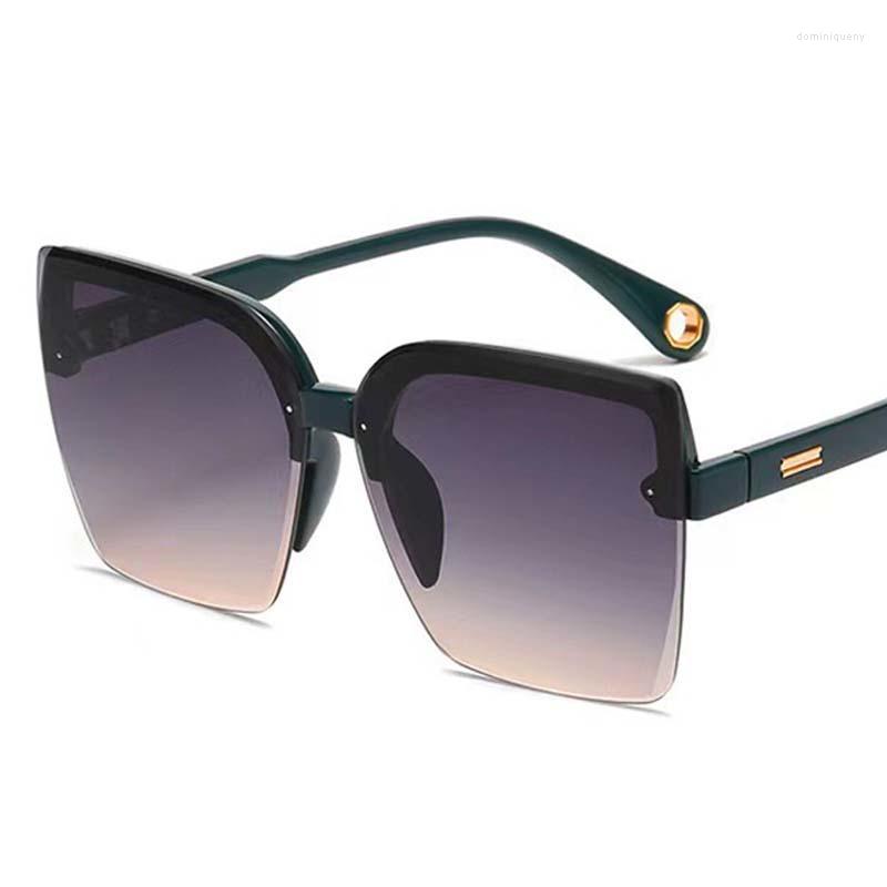 Sunglasses Rimless Vintage Women Brand Designer Gradient Square Sun Glasses Female Fashion Oversized Mirror 
Sunglasses Rimless Vintage Women Brand Designer Gradient Square Sun Glasses Female Fashion Oversized Mirror