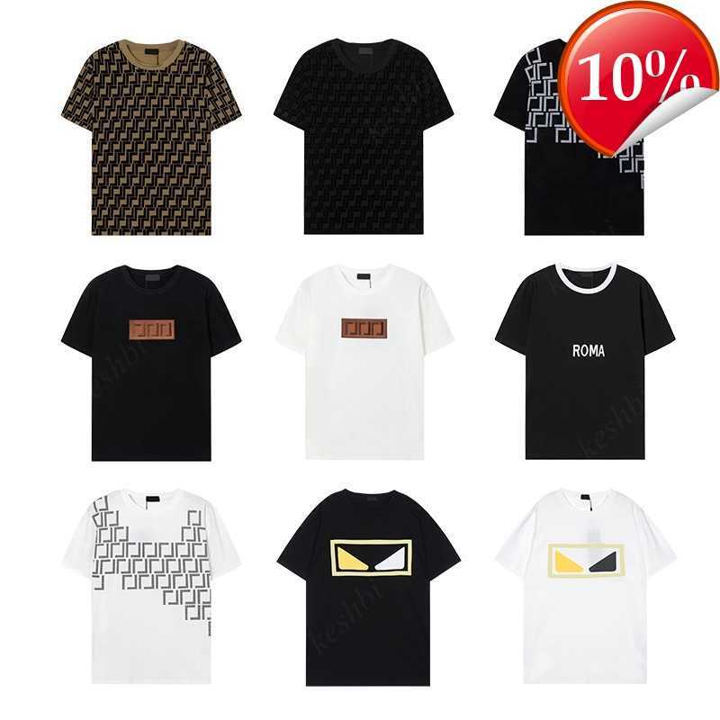 Mens Designer T-shirts White T shirt Summer fendis fendy fendii Clothes Casual Fashion Loose Letter Short T-shirt fending fendace
Mens Designer T-shirts White T shirt Summer fendis fendy fendii Clothes Casual Fashion Loose Letter Short T-shirt fending fendace