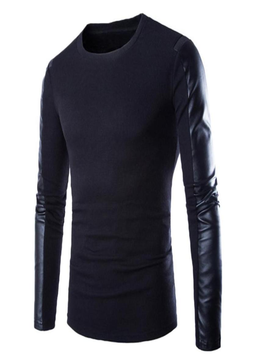 Men039s Sweaters High Quality Brands Autumn Winter Sweater Man ONeck Jumpers Long Sleeve PU Leather Patchwork Pullover Male Pu9928216, Black
Men039s Sweaters High Quality Brands Autumn Winter Sweater Man ONeck Jumpers Long Sleeve PU Leather Patchwork Pullover Male Pu9928216, Black