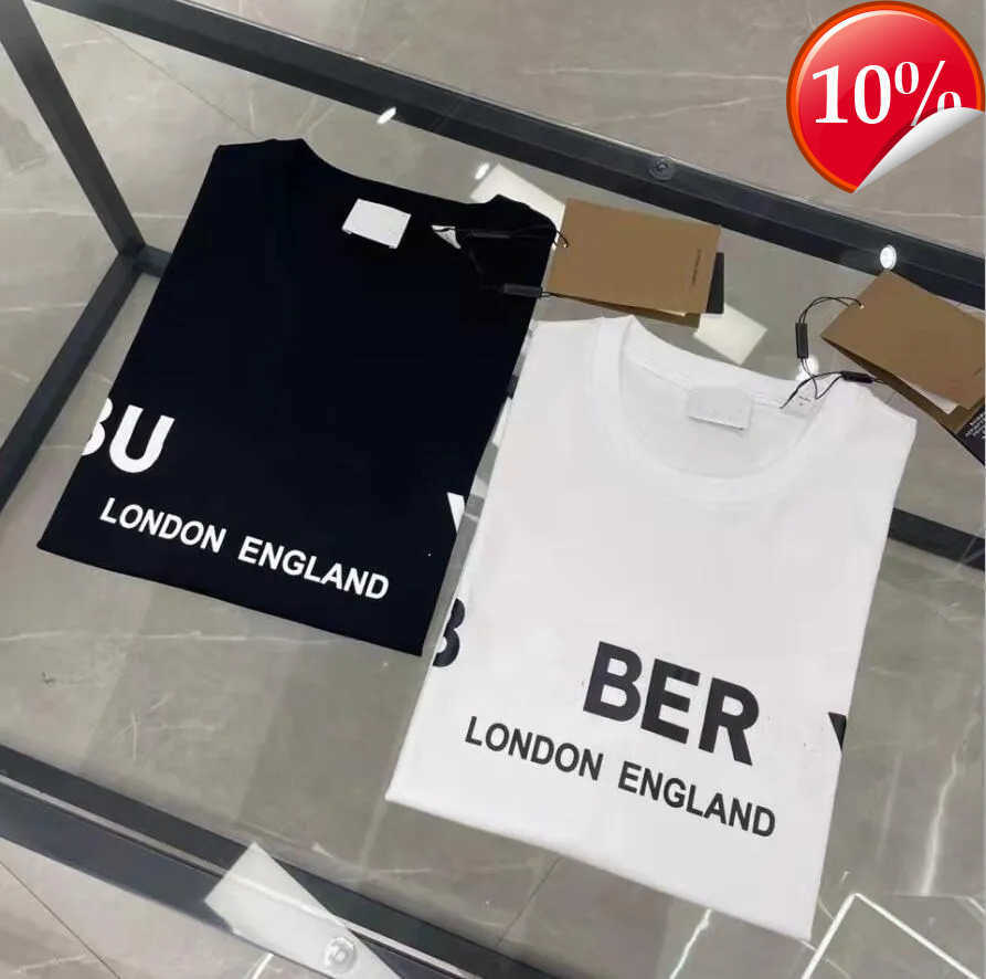 Famous Mens High Quality T Shirt Letter Print Round Neck burbrery burberrry Short Sleeve Black White Fashion Men¡bUrBeRrIeS¡Women Tees
Famous Mens High Quality T Shirt Letter Print Round Neck burbrery burberrry Short Sleeve Black White Fashion Men¡bUrBeRrIeS¡Women Tees