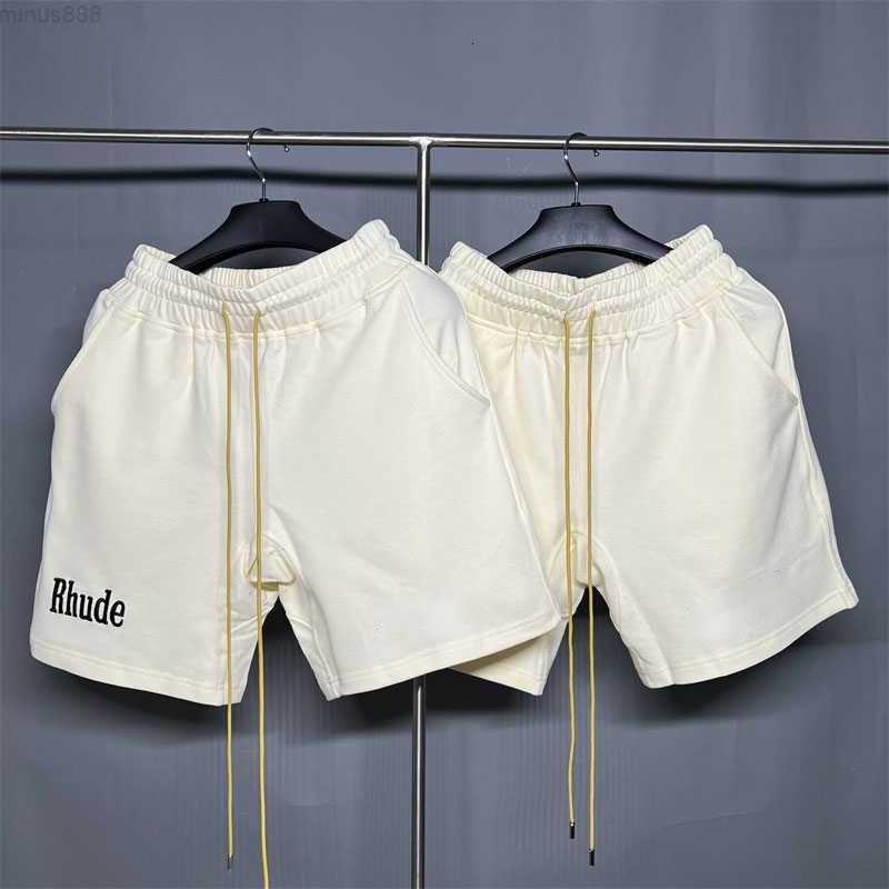 Designer Clothing New Summer Rhude Embroidered Letter Drawstring Sports Shorts High Street Casual Loose Capris Couples Joggers Sportswear Beach Fitness Outdoor, Apricot
Designer Clothing New Summer Rhude Embroidered Letter Drawstring Sports Shorts High Street Casual Loose Capris Couples Joggers Sportswear Beach Fitness Outdoor, Apricot