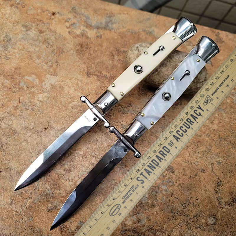 New 9-inch Italian Swingard Automatic Folding Knife Outdoor Camping Survival Self Defense EDC Tool
New 9-inch Italian Swingard Automatic Folding Knife Outdoor Camping Survival Self Defense EDC Tool