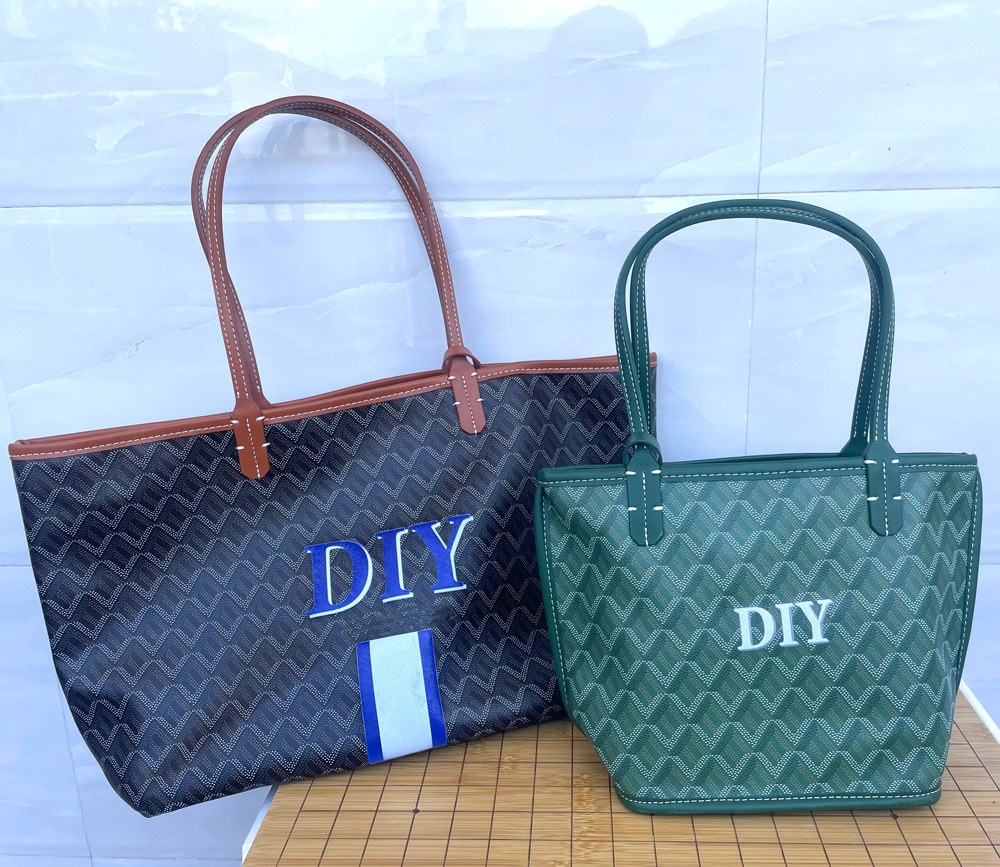 

handbag Totes DIY Do It Yourself handmade Customized handbag personalized bag customizing initials stripes or pattern priinted A5, 16/card pack/letter