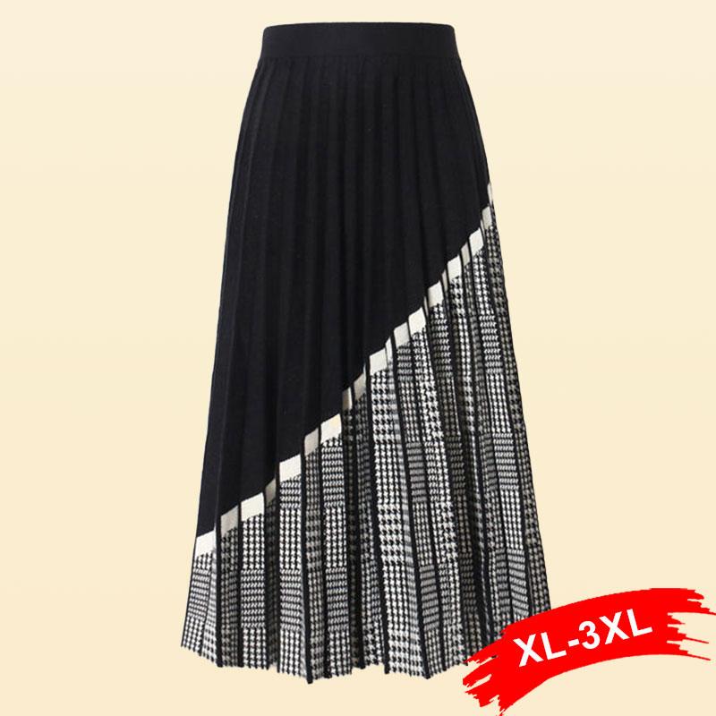 Dresses Haruku Streetwear Geometric Long Knit Women Pleated Skirt Xxl Autumn Thick Warm Elegant A Line Knitted Sweater Skirt Femme, Black
Dresses Haruku Streetwear Geometric Long Knit Women Pleated Skirt Xxl Autumn Thick Warm Elegant A Line Knitted Sweater Skirt Femme, Black