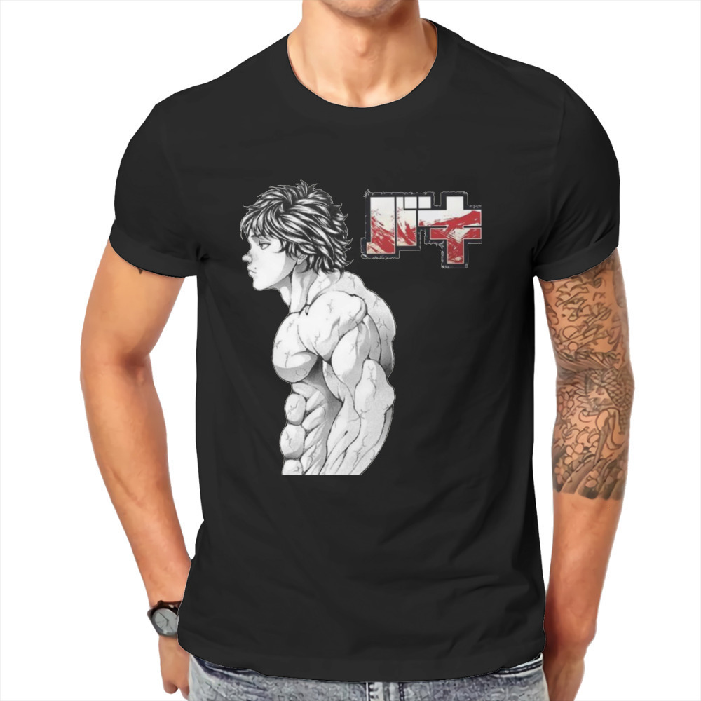 Men's T-Shirts Baki The Grappler Anime Mens T Shirt Yujiro Hanma Short Sleeve Casual Tshirt Clothes for Teens Classic Punk Shirt vintage 230601