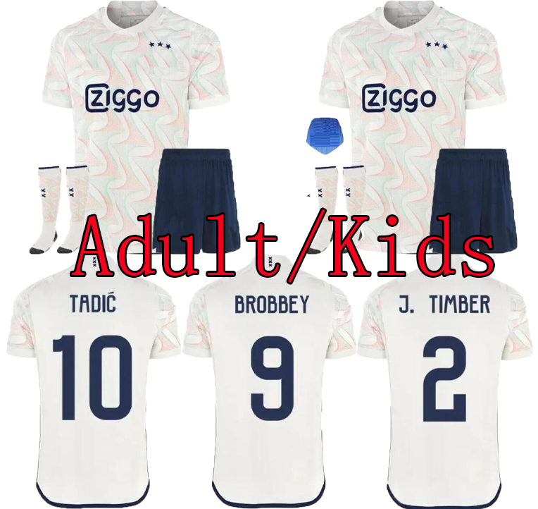 TADIC 23 24 AJAXS Soccer Jerseys BASSEY BERGHUIS black marley Kit KLAASSEN BERGWIJN CRUYFF 2023 2024 men kids set uniforms BROBBEY jersey kit football shirt, White
TADIC 23 24 AJAXS Soccer Jerseys BASSEY BERGHUIS black marley Kit KLAASSEN BERGWIJN CRUYFF 2023 2024 men kids set uniforms BROBBEY jersey kit football shirt, White